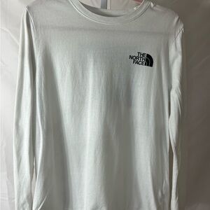 The North Face White Crew Neck Long Sleeve